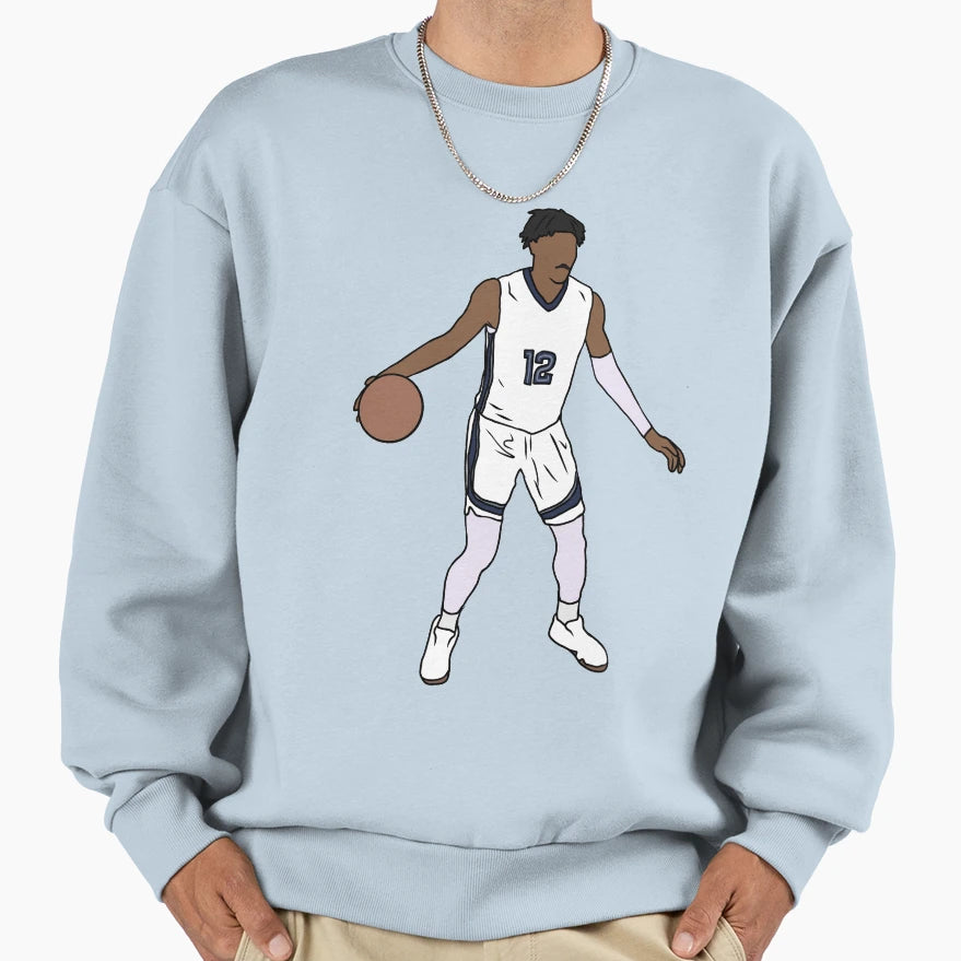 Ja Morant Grizzlies Sweatshirt - Minimalist Print Men Women - T-Shirt, Sweatshirt, Hoodie