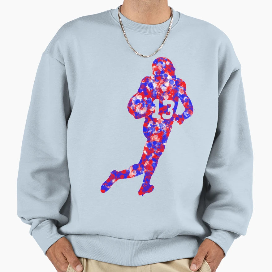 Splatter Odell Sweatshirt - Casual Everyday Wear Unisex - T-Shirt, Sweatshirt, Hoodie