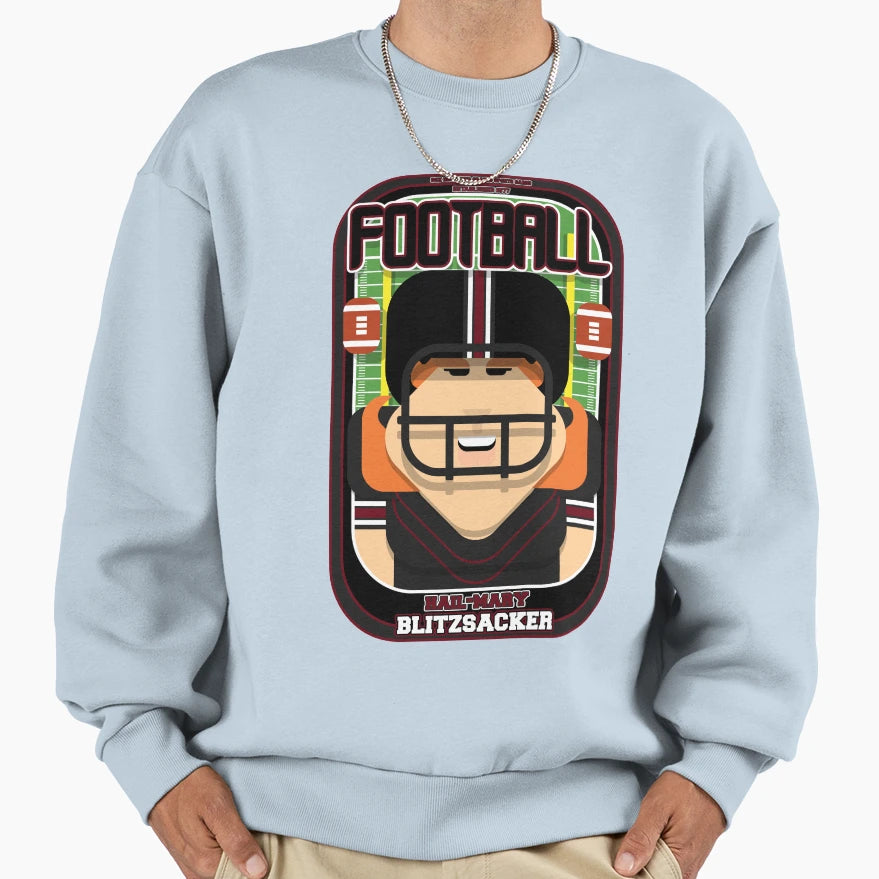 American Football Black And Maroon Sweatshirt - Streetwear Style Unisex - T-Shirt, Sweatshirt, Hoodie