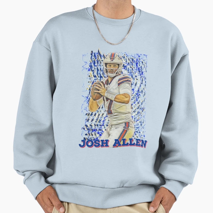 Buffalo Bills Sweatshirt - Custom Art Print Unisex - T-Shirt, Sweatshirt, Hoodie