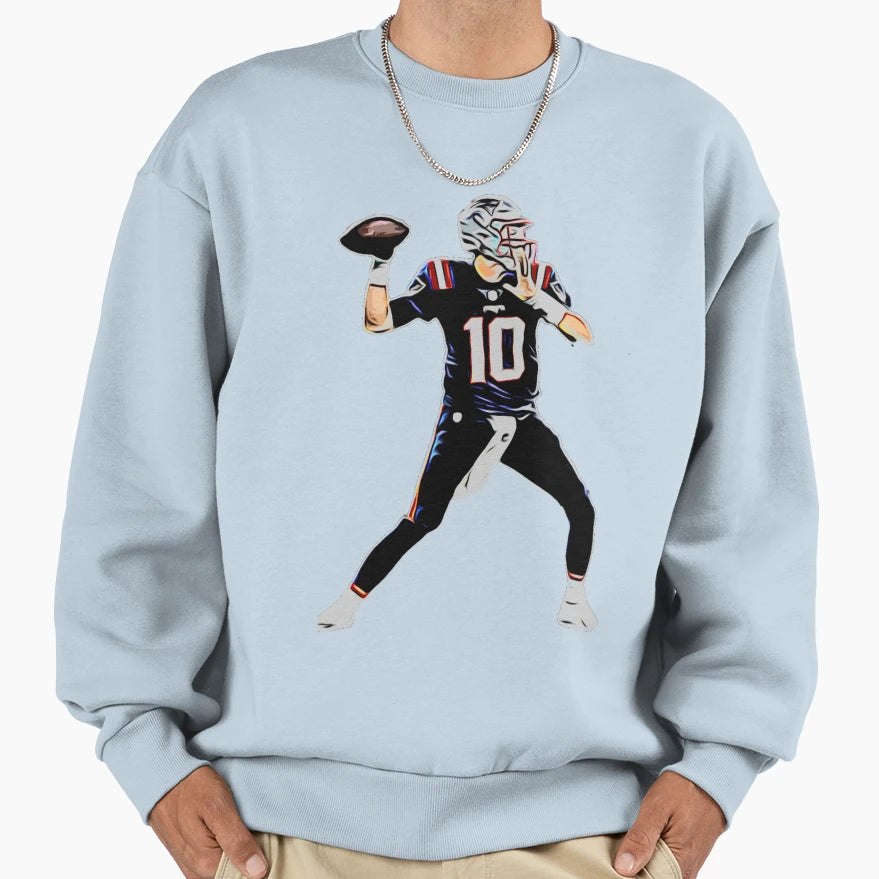 Mac Jones 10 Callisc Sweatshirt - Novelty Apparel for Adults - T-Shirt, Sweatshirt, Hoodie