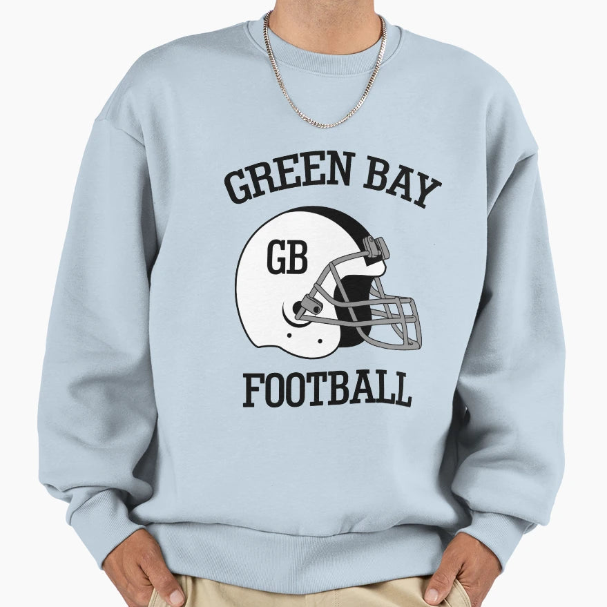 Green Bay Football And T-Shirt - Fun Novelty Design for Adults - T-Shirt, Sweatshirt, Hoodie