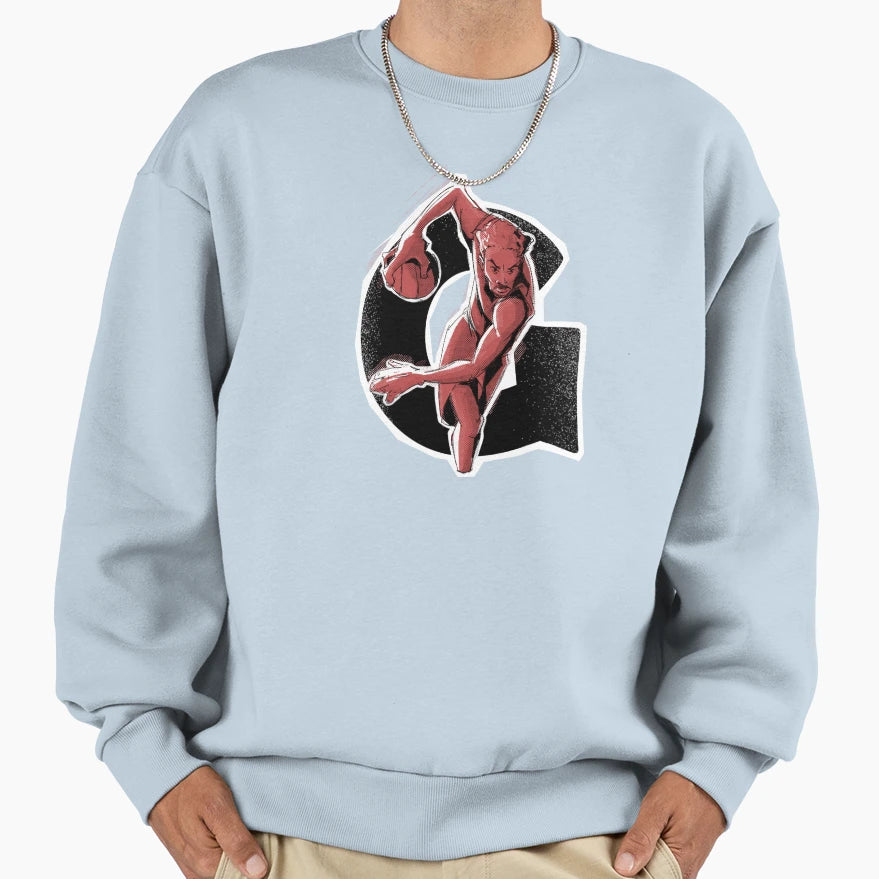 Jimmy Buckets Cartoon Sweatshirt - Minimalist Print Unisex - T-Shirt, Sweatshirt, Hoodie
