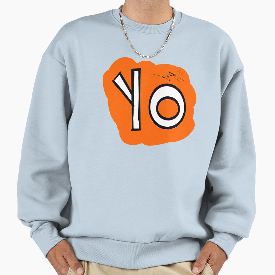 Istay Shirts Yo Orange T-Shirt - Minimalist Print for Adults - T-Shirt, Sweatshirt, Hoodie
