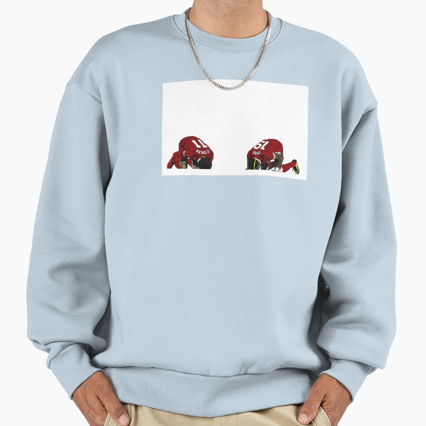 Salah And Mane Prayer Sweatshirt - Novelty Apparel Unisex - T-Shirt, Sweatshirt, Hoodie