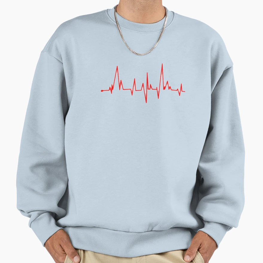 Ecg Bike Heartbeat And Many Other T-Shirt - Unique Graphic for Adults - T-Shirt, Sweatshirt, Hoodie