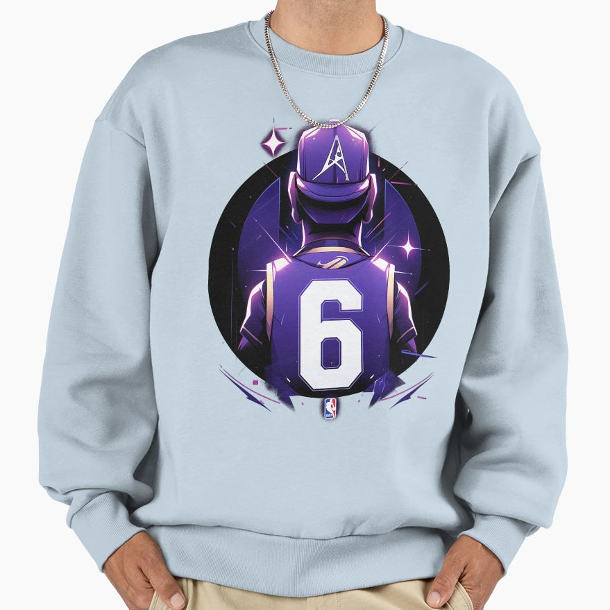 Copy Lebron James King Basketball Sweatshirt - Streetwear Style for Adults - T-Shirt, Sweatshirt, Hoodie