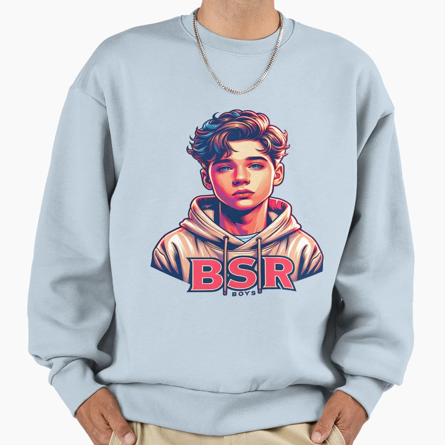 Bsr Sweatshirt - Graphic Print Unisex - T-Shirt, Sweatshirt, Hoodie