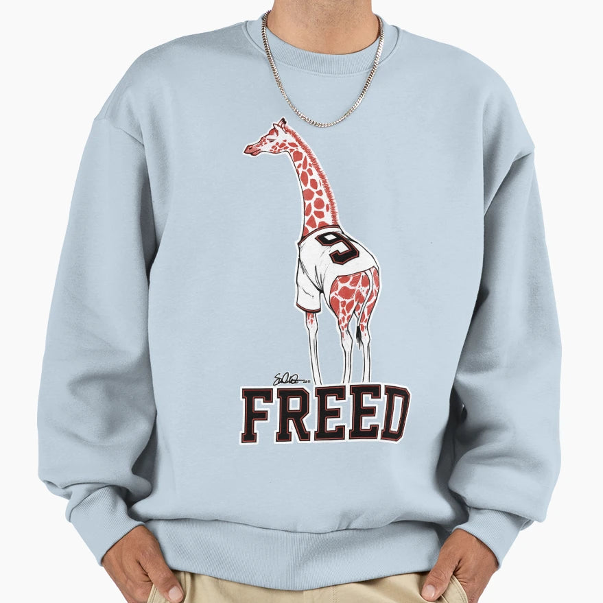 Freed Belt Giraffe Sweatshirt - Minimalist Print Men Women - T-Shirt, Sweatshirt, Hoodie