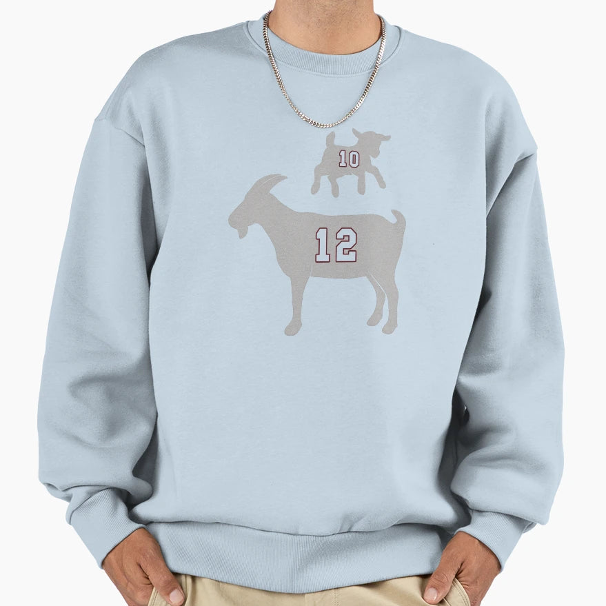 Goat Leaping Toward Greatness Sweatshirt - Minimalist Print Unisex - T-Shirt, Sweatshirt, Hoodie