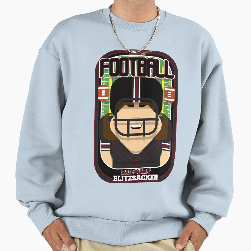 American Football Black And Maroon Hail Sweatshirt - Graphic Print Unisex - T-Shirt, Sweatshirt, Hoodie