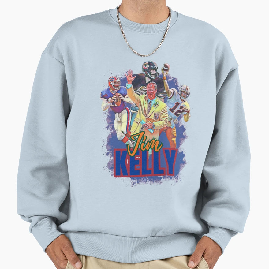 Jim Kelly Fan Art Sweatshirt - Streetwear Style for Adults - T-Shirt, Sweatshirt, Hoodie