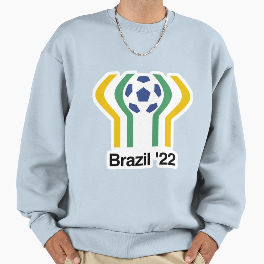 Brasil Footbal Sweatshirt - Trendy Graphic Men Women - T-Shirt, Sweatshirt, Hoodie