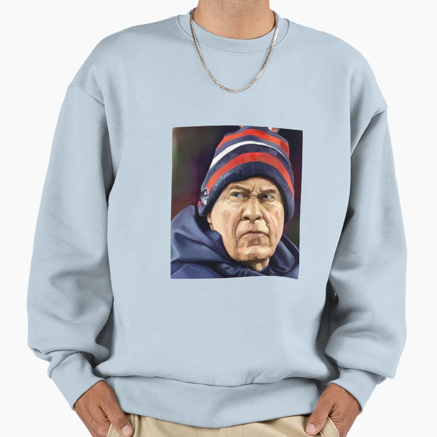 Bill Belichick Sweatshirt - Graphic Print Men Women - T-Shirt, Sweatshirt, Hoodie
