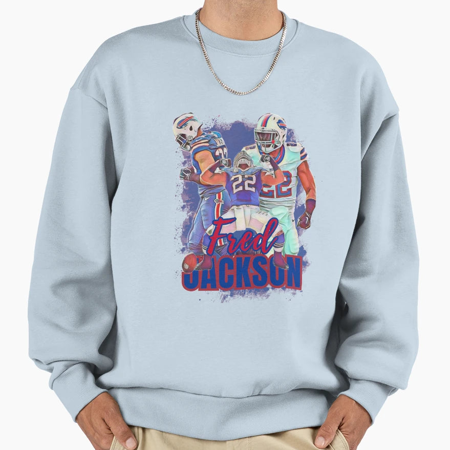 Fred Jackson Sweatshirt - Casual Everyday Wear Men Women - T-Shirt, Sweatshirt, Hoodie