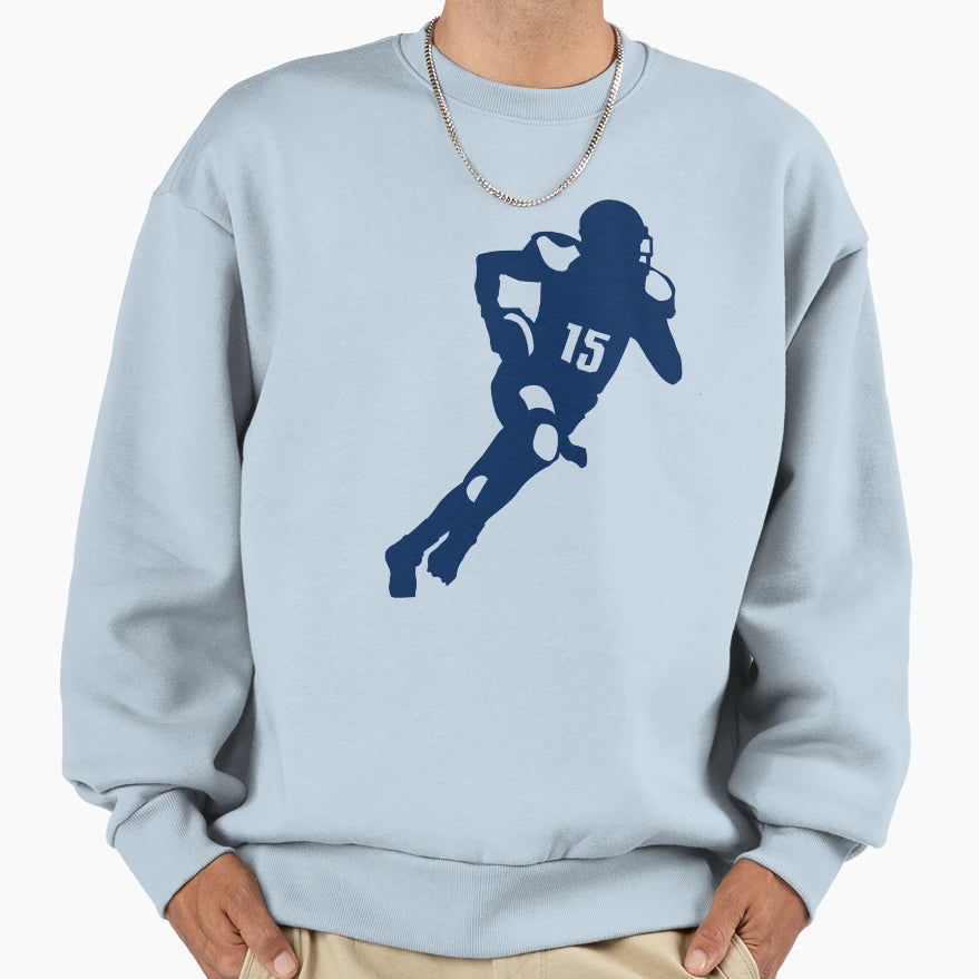 Football Sweatshirt - Minimalist Print Unisex - T-Shirt, Sweatshirt, Hoodie