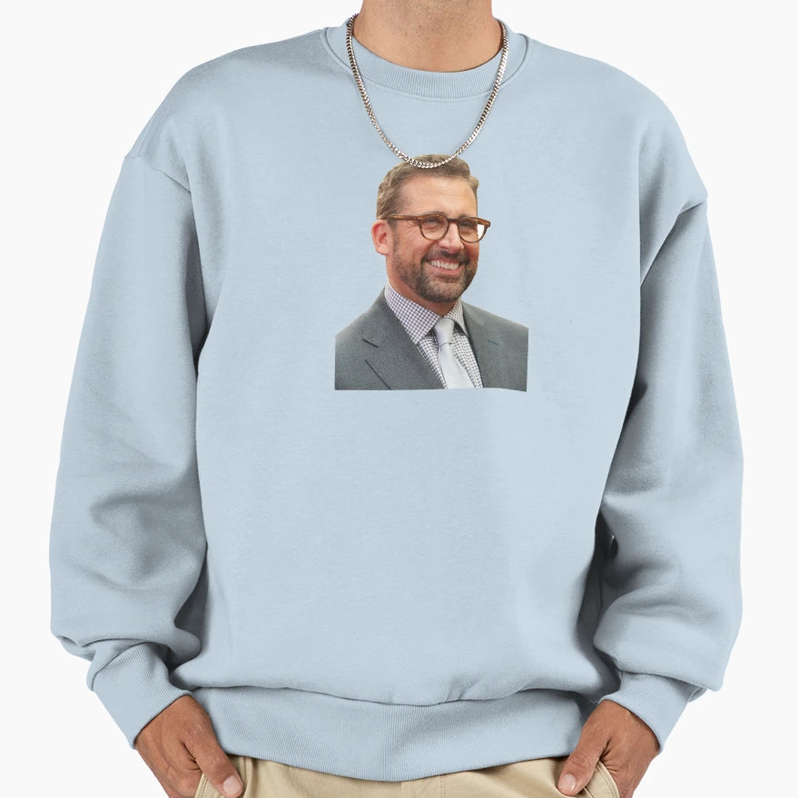 Steve Carell Sweatshirt - Trendy Graphic for Adults - T-Shirt, Sweatshirt, Hoodie