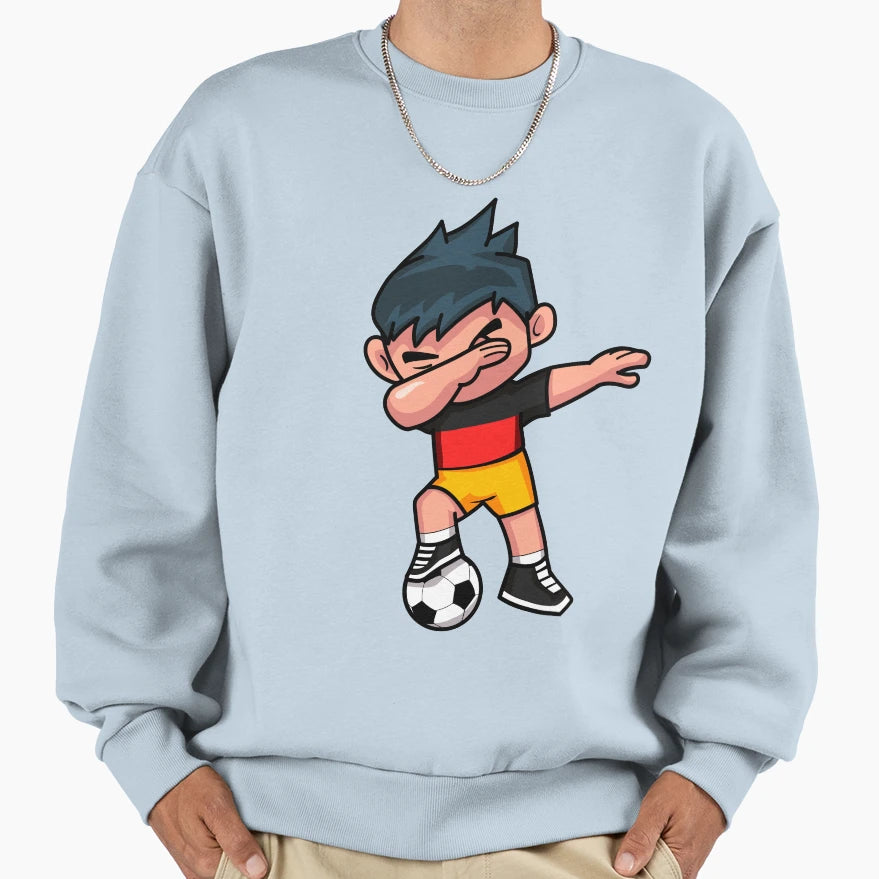 Soccer Dabbing Germany Sweatshirt - Custom Art Print for Adults - T-Shirt, Sweatshirt, Hoodie