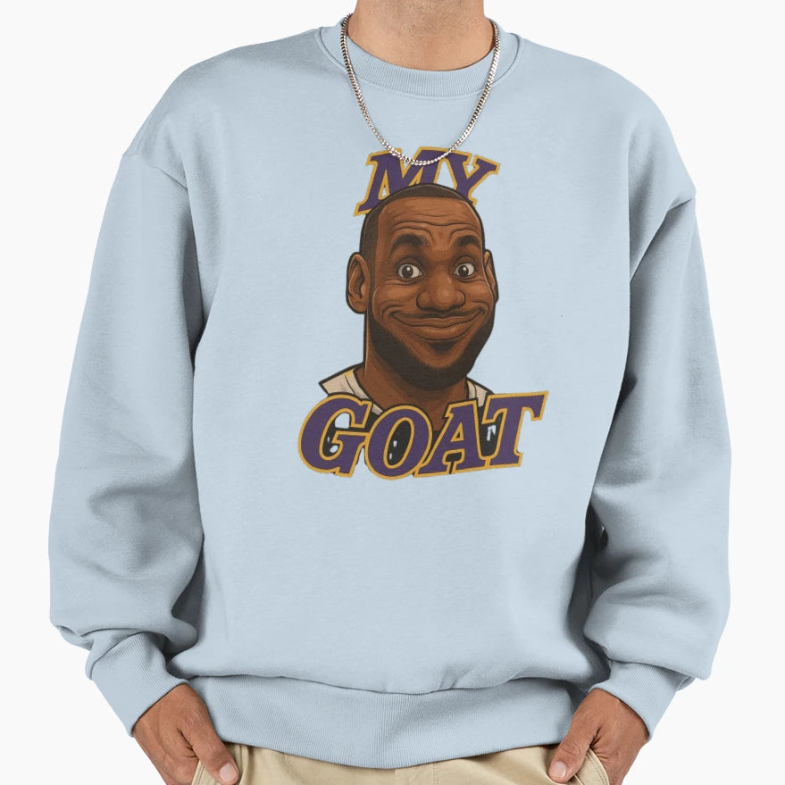 Lebron James Goat Sweatshirt - Unique Graphic for Adults - T-Shirt, Sweatshirt, Hoodie