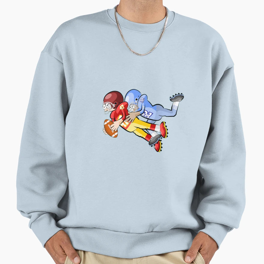 American Football Cartoon 12 41 Sweatshirt - Streetwear Style Unisex - T-Shirt, Sweatshirt, Hoodie