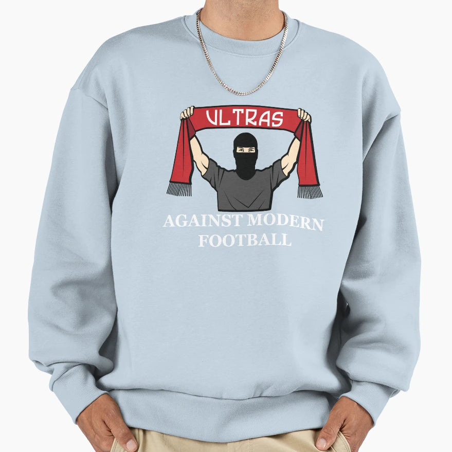 Ultras Against Modern Football Sweatshirt - Minimalist Print Unisex - T-Shirt, Sweatshirt, Hoodie