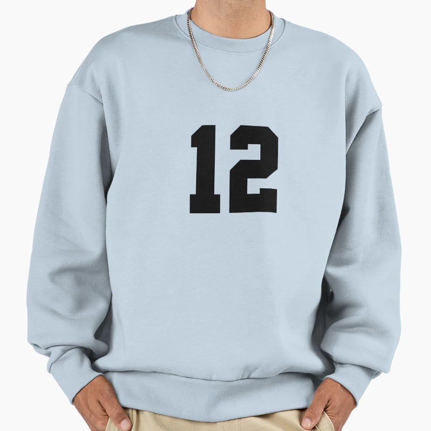 Number 12 Sweatshirt - Unique Graphic Men Women - T-Shirt, Sweatshirt, Hoodie