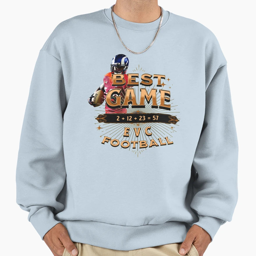 Best Game 2 12 23 E V C Sweatshirt - Unique Graphic for Adults - T-Shirt, Sweatshirt, Hoodie