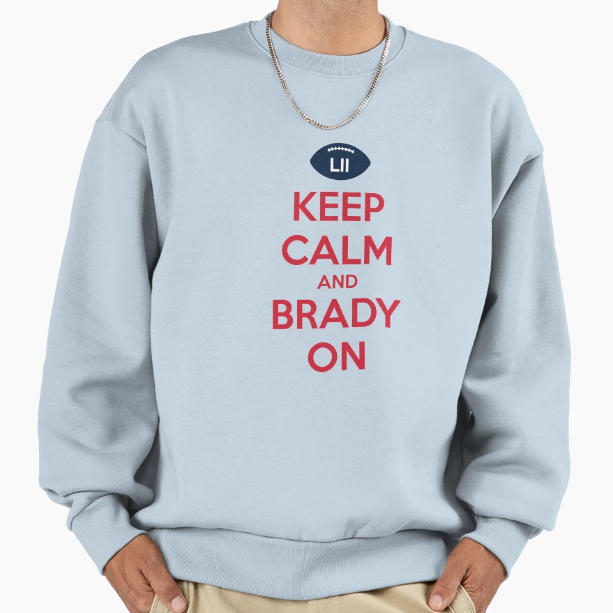 New England Football Keep Calm Sweatshirt - Fun Novelty Design Men Women - T-Shirt, Sweatshirt, Hoodie