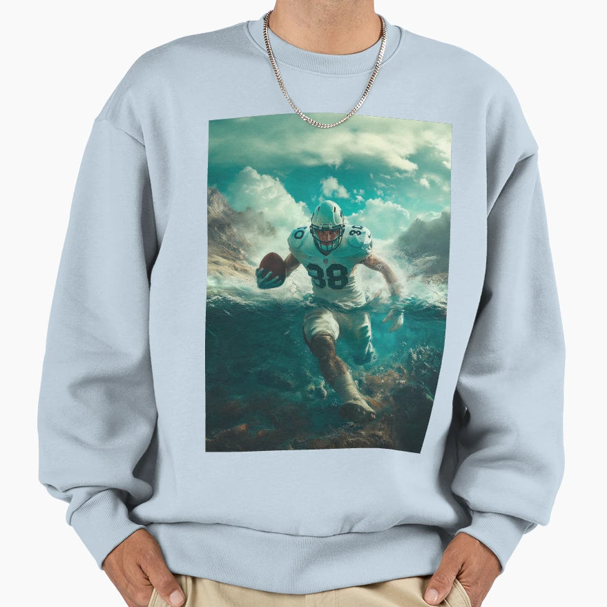 Unstoppable American Football 1 Sweatshirt - Fun Novelty Design Men Women - T-Shirt, Sweatshirt, Hoodie