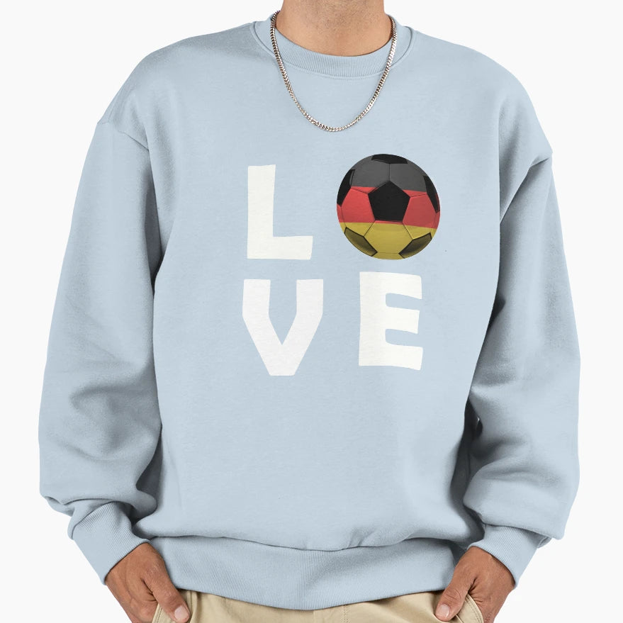 Love Football Sweatshirt - Aesthetic Graphic Men Women - T-Shirt, Sweatshirt, Hoodie