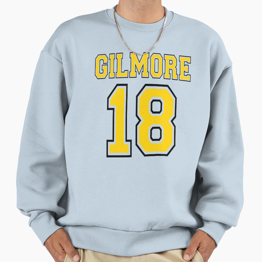Adam Sandler Gilmore 18 Happy Sweatshirt - Casual Everyday Wear Unisex - T-Shirt, Sweatshirt, Hoodie