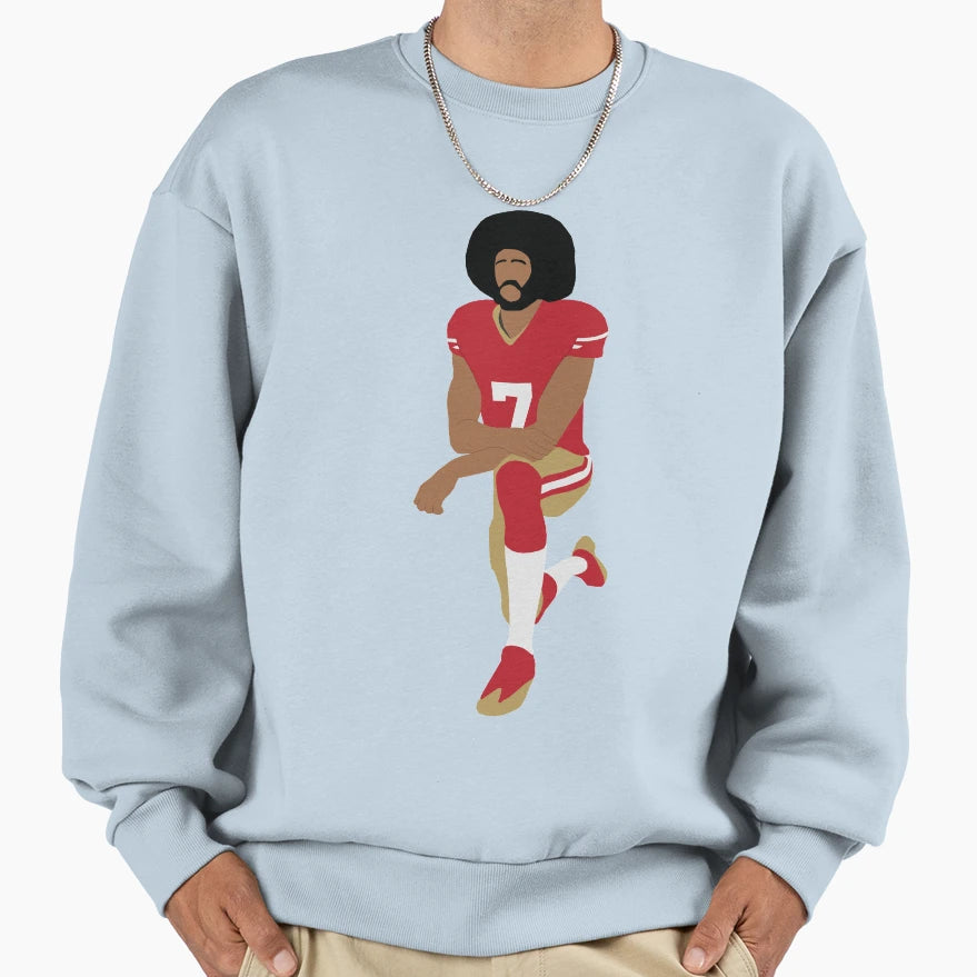 Colin Kaepernick Sweatshirt - Custom Art Print Men Women - T-Shirt, Sweatshirt, Hoodie