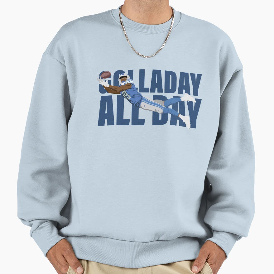 Golladay All Day Sweatshirt - Trendy Graphic for Adults - T-Shirt, Sweatshirt, Hoodie