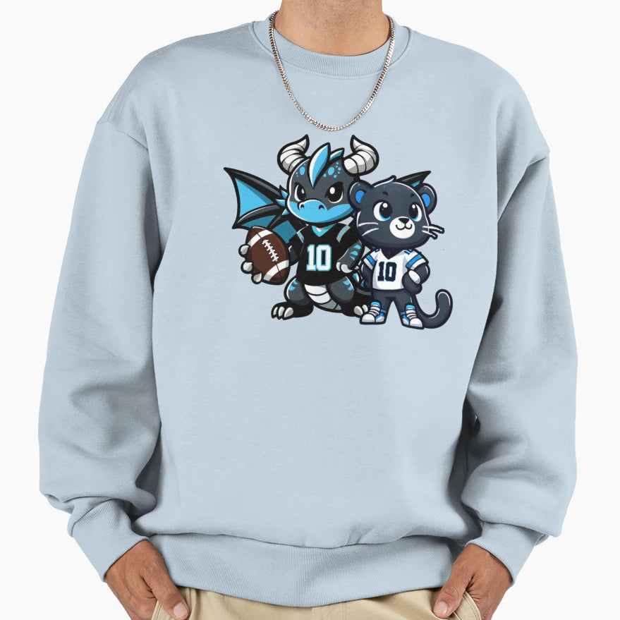 Panthers Game Day Sweatshirt - Novelty Apparel Unisex - T-Shirt, Sweatshirt, Hoodie