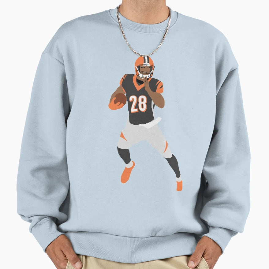 Joe Mixon Sweatshirt - Custom Art Print Men Women - T-Shirt, Sweatshirt, Hoodie