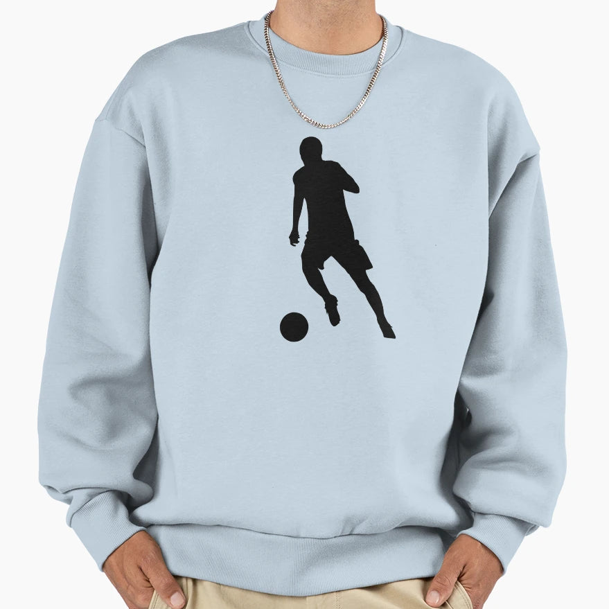 Football Player 2 Sweatshirt - Minimalist Print Men Women - T-Shirt, Sweatshirt, Hoodie