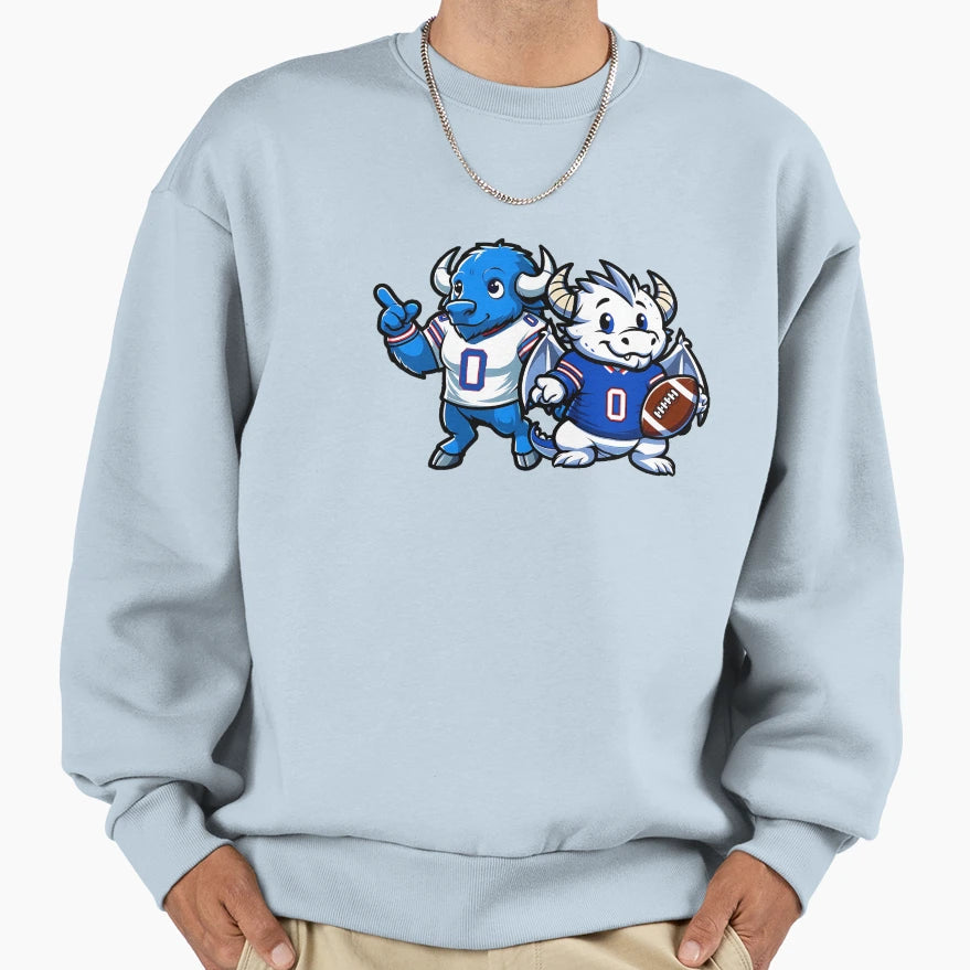 Buffalo Game Day Sweatshirt - Graphic Print Men Women - T-Shirt, Sweatshirt, Hoodie