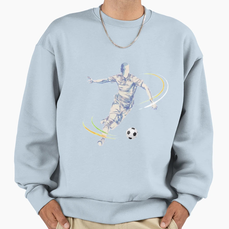 Football Sweatshirt - Trendy Graphic for Adults - T-Shirt, Sweatshirt, Hoodie
