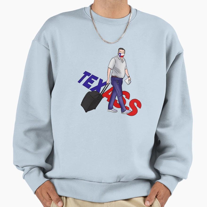 Texass Sweatshirt - Minimalist Print Men Women - T-Shirt, Sweatshirt, Hoodie