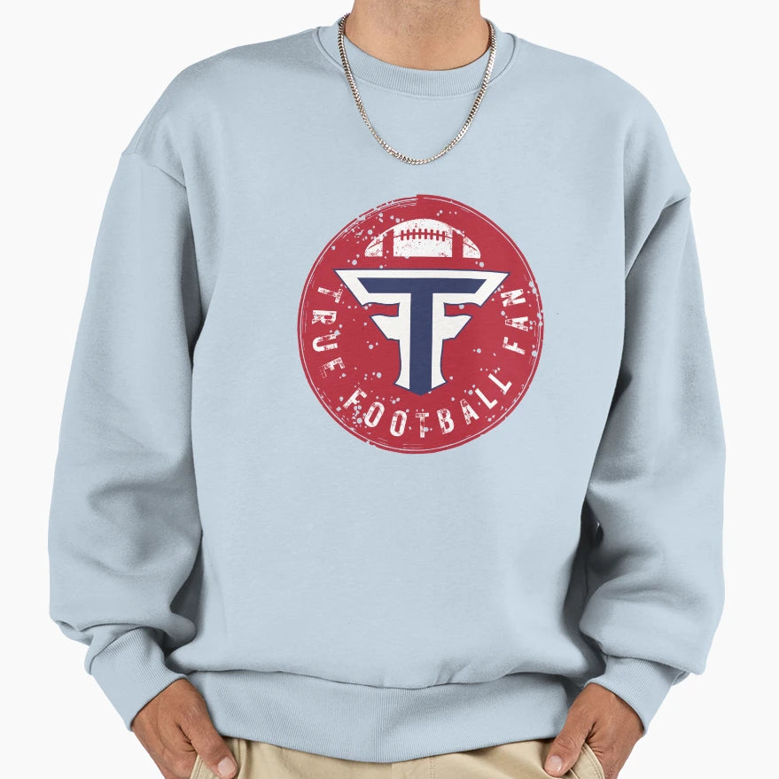 True Football Fan Seal T-Shirt - Custom Art Print Unisex - T-Shirt, Sweatshirt, Hoodie