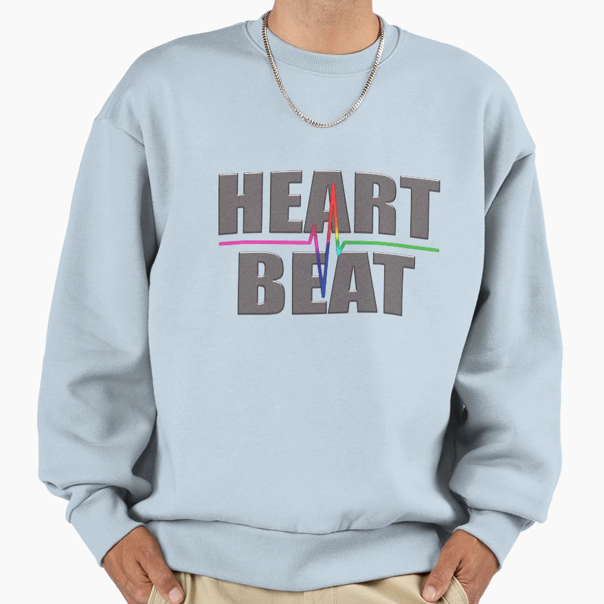 Heartbeat Sweatshirt - Aesthetic Graphic Unisex - T-Shirt, Sweatshirt, Hoodie