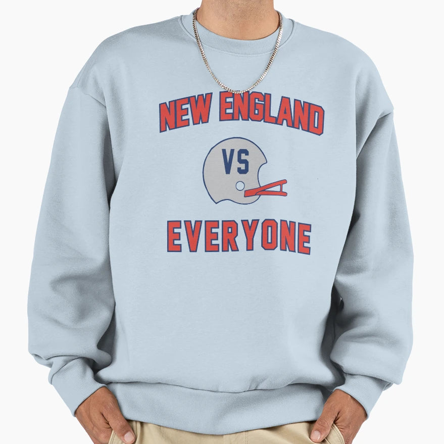 New England Vs Everyone Sweatshirt - Fun Novelty Design Unisex - T-Shirt, Sweatshirt, Hoodie