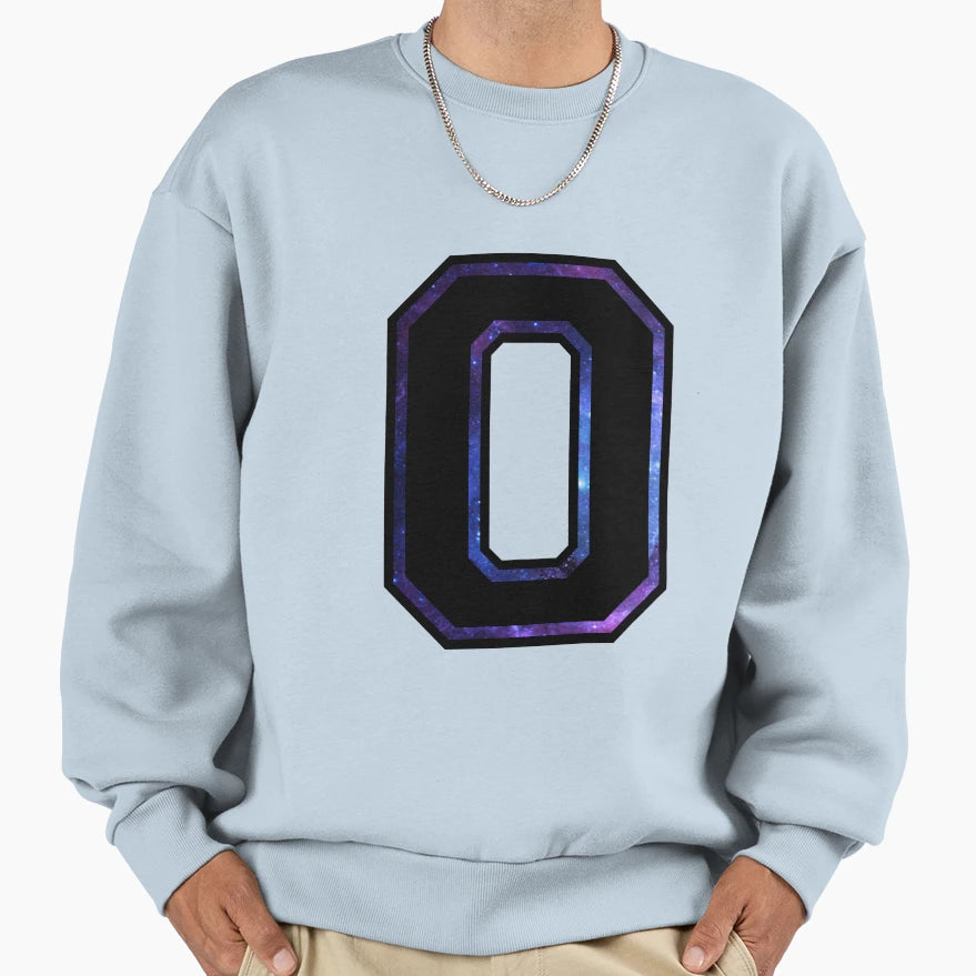 O Varsity Letter Sweatshirt - Unique Graphic for Adults - T-Shirt, Sweatshirt, Hoodie