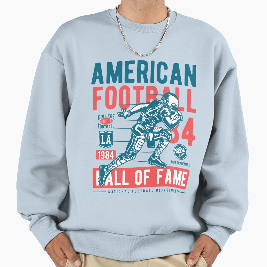 American Football Hall Fame Sweatshirt - Unique Graphic Men Women - T-Shirt, Sweatshirt, Hoodie
