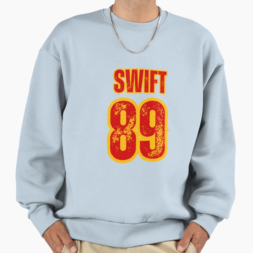 Swift 89 Chiefs Kansas City Sweatshirt - Custom Art Print for Adults - T-Shirt, Sweatshirt, Hoodie