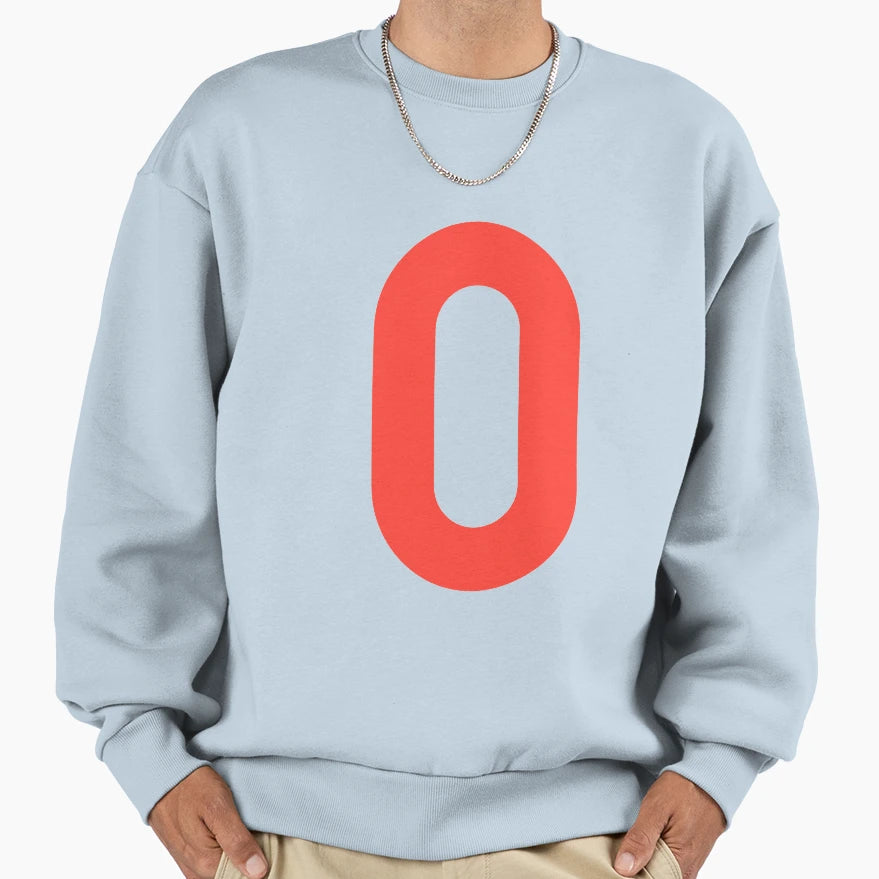 0 Number Zero Sweatshirt - Custom Art Print Men Women - T-Shirt, Sweatshirt, Hoodie