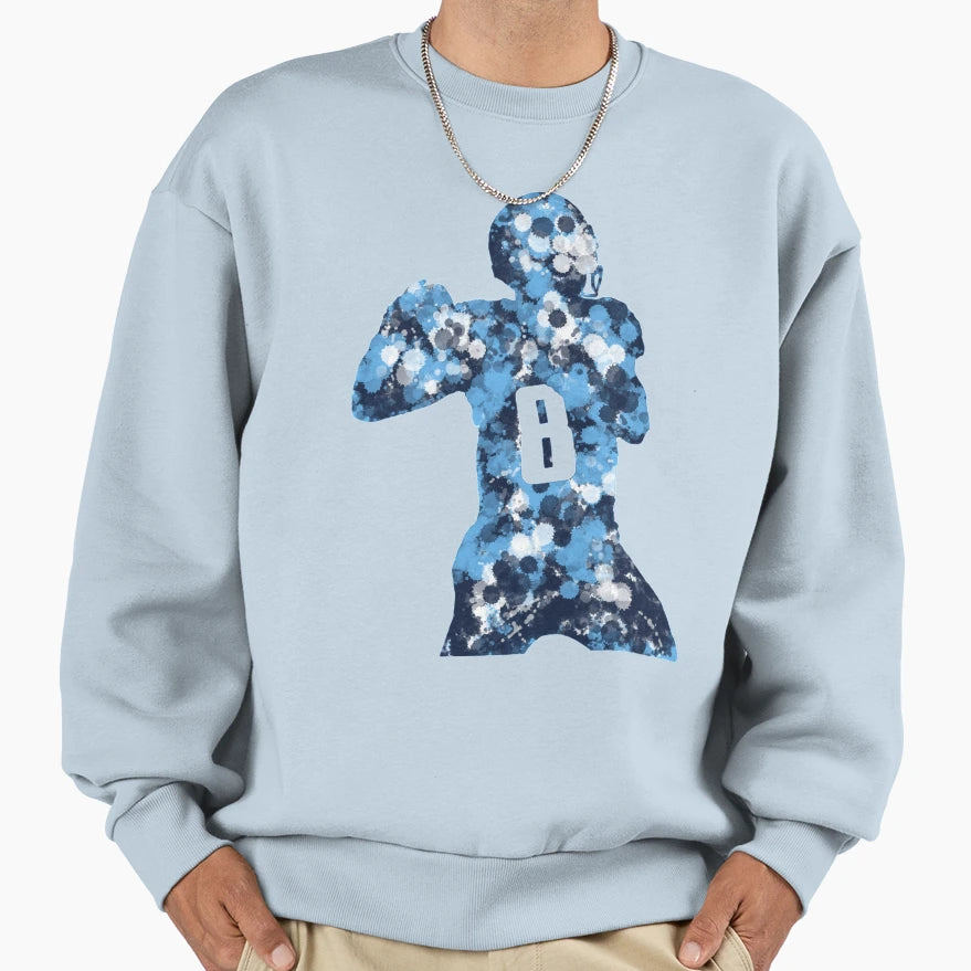 Splatter Mariota Sweatshirt - Custom Art Print Unisex - T-Shirt, Sweatshirt, Hoodie