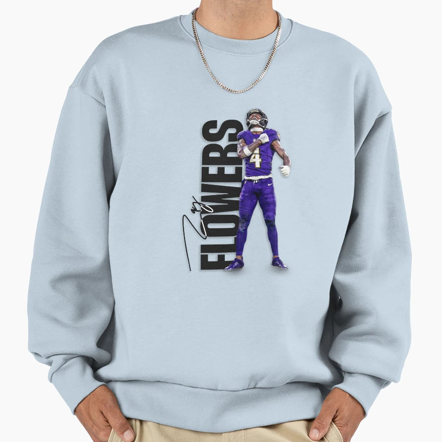 Zay Flowers Sweatshirt - Streetwear Style Unisex - T-Shirt, Sweatshirt, Hoodie