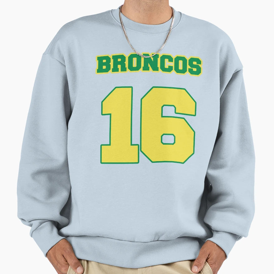 Broncos 16 Sweatshirt - Aesthetic Graphic for Adults - T-Shirt, Sweatshirt, Hoodie
