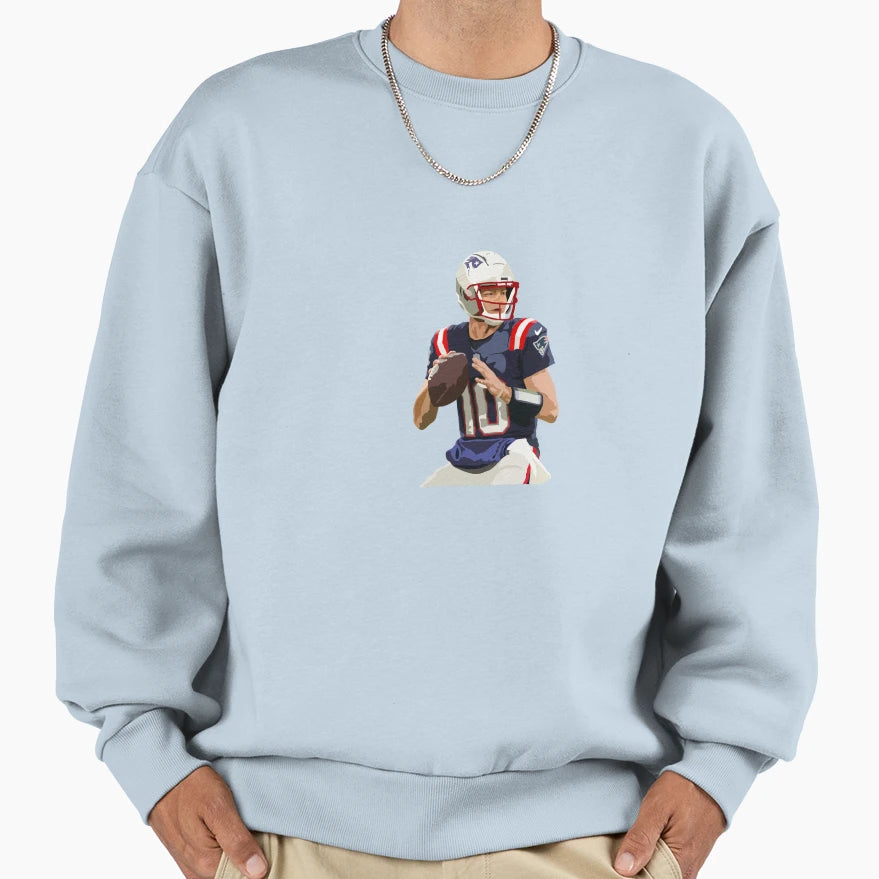 Drake Maye Sweatshirt - Trendy Graphic for Adults - T-Shirt, Sweatshirt, Hoodie